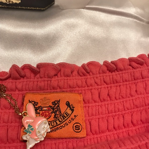 Adorable y2k my melody terry cloth dress earrings and necklace 💖🍭 - Picture 11 of 11